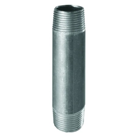 Mamelon bobine en acier Galvanisée / Galva Mâle-Mâle type 530 - 3/8" - 40mm   (0.04M)