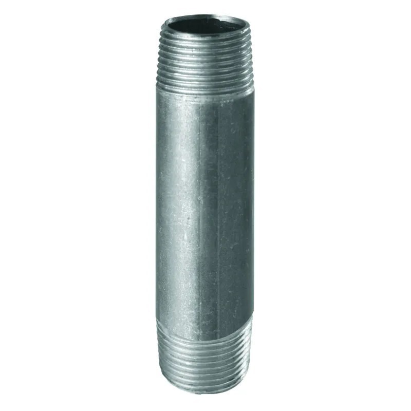 Mamelon bobine en acier Galvanisée / Galva Mâle-Mâle type 530 - 1/2" - 40mm   (0.04M)