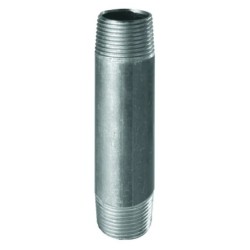 Mamelon bobine en acier Galvanisée / Galva Mâle-Mâle type 530 - 3/8" - 50mm   (0.05M)